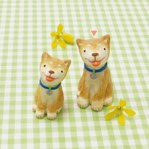 丸和貿易 マスコット ノーティーガーデン 柴犬 M 400838802 1個（ご注文単位6個）【直送品】