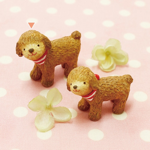 丸和貿易 マスコット ノーティーガーデン トイプードル M 400839002 1個（ご注文単位6個）【直送品】