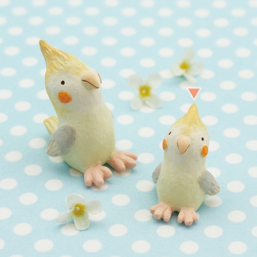 丸和貿易 マスコット ノーティーガーデン オカメインコ S 400812601 1個（ご注文単位12個）【直送品】