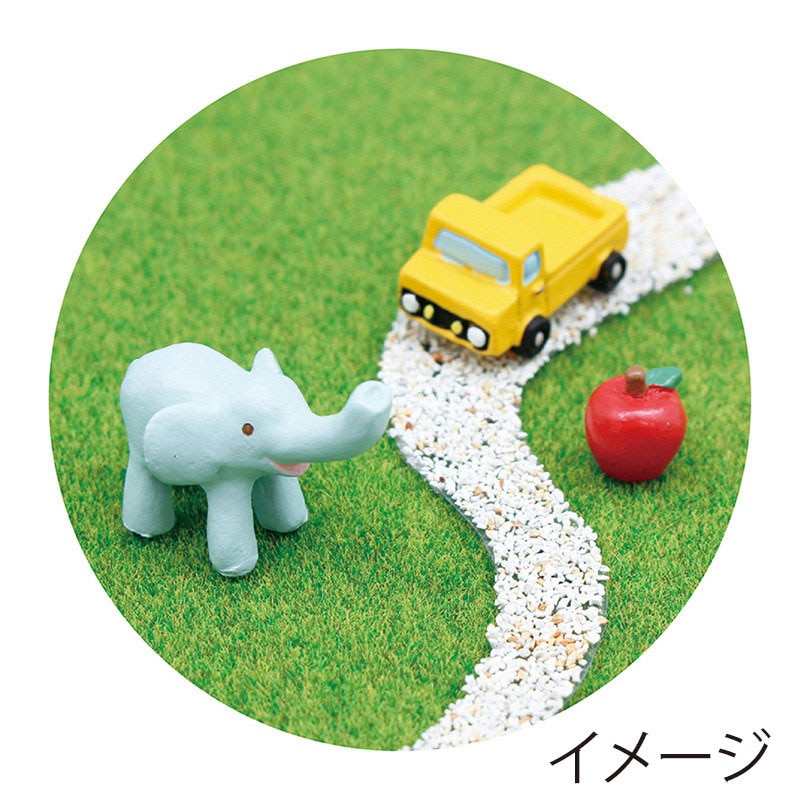 丸和貿易 ミニミニフレンズセット ゾウ＆リンゴ 400731502 1個（ご注文単位6個）【直送品】