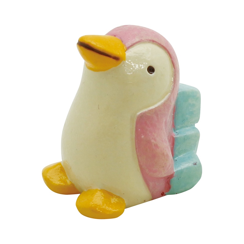 丸和貿易 ノーティー ミニマスコット ペンギン ピンク 110382804 1個（ご注文単位6個）【直送品】