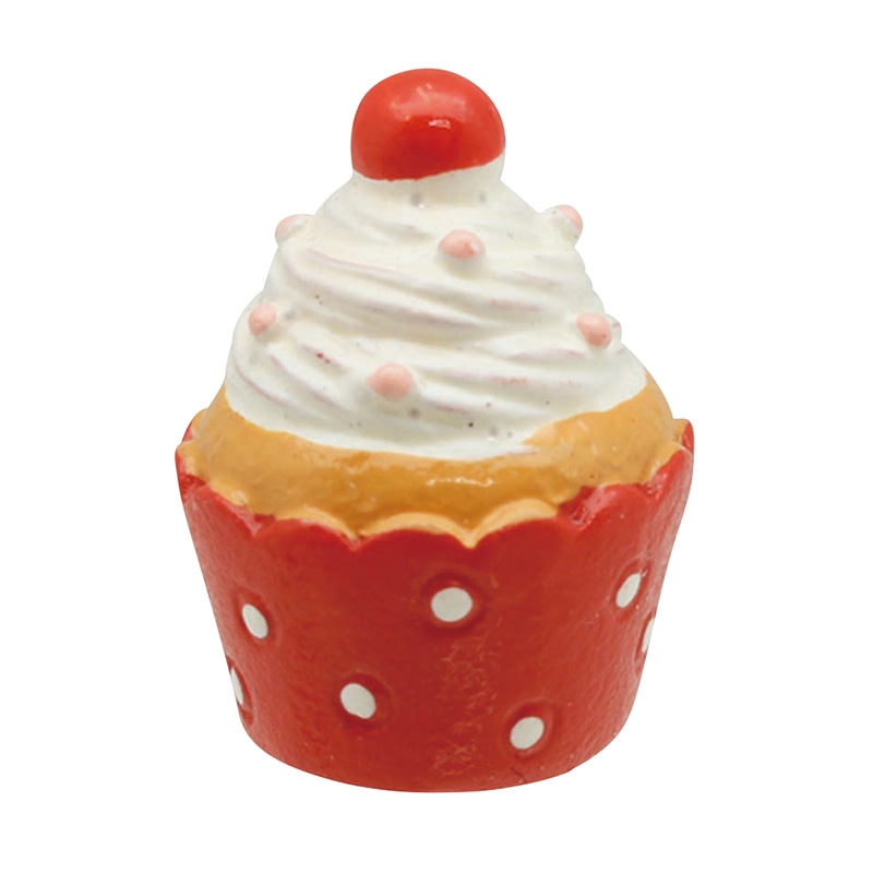 丸和貿易 ノーティー ミニマスコット スイーツ カップケーキ レッド 110393303 1個（ご注文単位6個）【直送品】