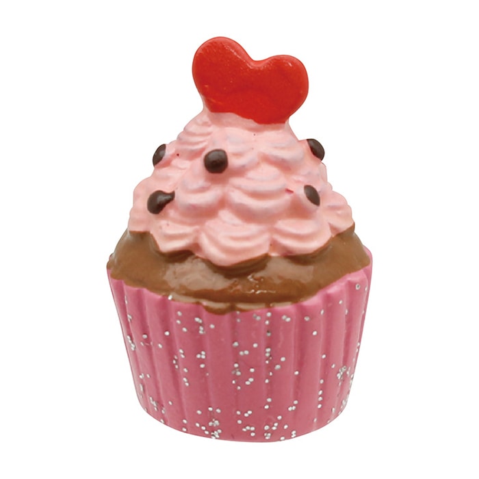 丸和貿易 ノーティー ミニマスコット スイーツ カップケーキ ピンク 110393305 1個（ご注文単位6個）【直送品】