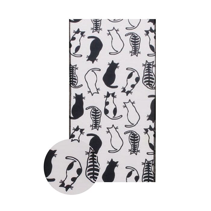 丸和貿易 小江戸 クールタオル 猫の背 400871322 1個（ご注文単位1個）【直送品】