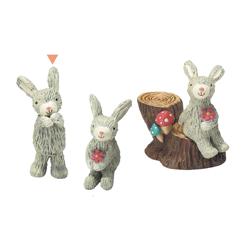 丸和貿易 マスコット セルバロマンティカ ウサギ 立っち 400608701 1個（ご注文単位12個）【直送品】