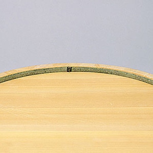 ヤマコー 椹　大半切　ステンレスタガ　底竹補強付 6升 04274 1個（ご注文単位1個）【直送品】