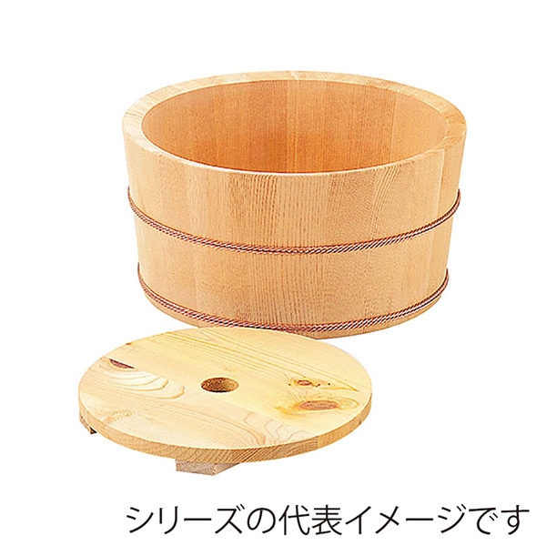 ヤマコー 椹 氷桶 中蓋付 大 04306 1個(ご注文単位1個)【直送品】