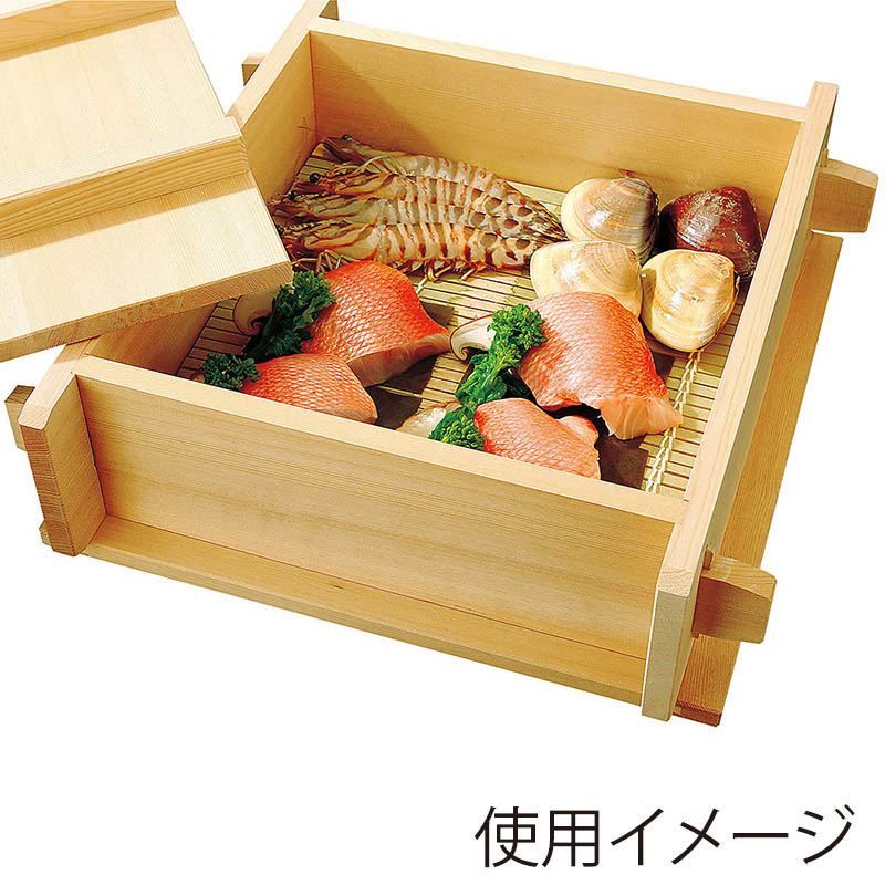 ヤマコー 椹　角せいろ　身のみ　約2.5升  05340 1個（ご注文単位1個）【直送品】