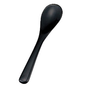 ヤマコー 本漆デザートスプーン 小黒 08324 1個(ご注文単位1個)【直送品】