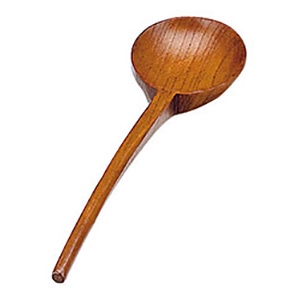 ヤマコー ニュー玉杓子 中 摺漆 08360 1個(ご注文単位1個)【直送品】