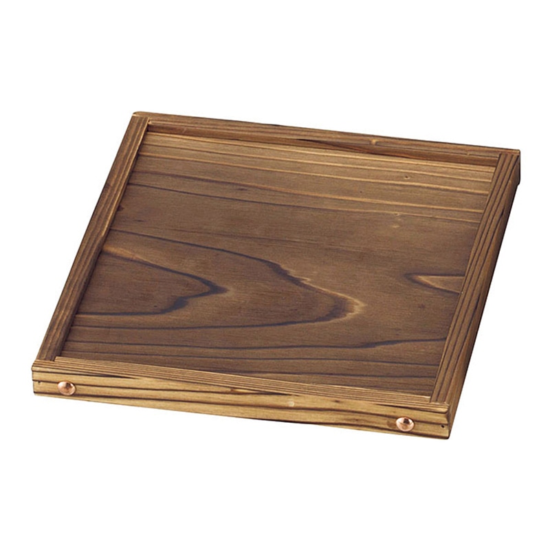 ヤマコー 焼杉箱型鍋敷 大 08419 1個(ご注文単位1個)【直送品】