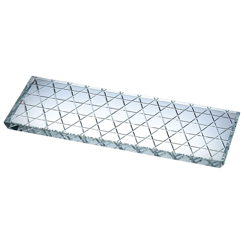 ヤマコー クリスタル切子プレート　のぞきなし  08519 1個（ご注文単位1個）【直送品】