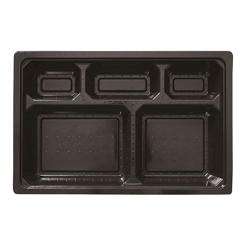 ヤマコー 紙弁当箱　中子　A　黒　KMP90-60A  25個入　08885 1パック（ご注文単位1パック）【直送品】