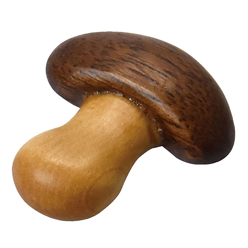 ヤマコー 木製 きのこ型箸置 ダークブラウン 08897 1個(ご注文単位1個)【直送品】