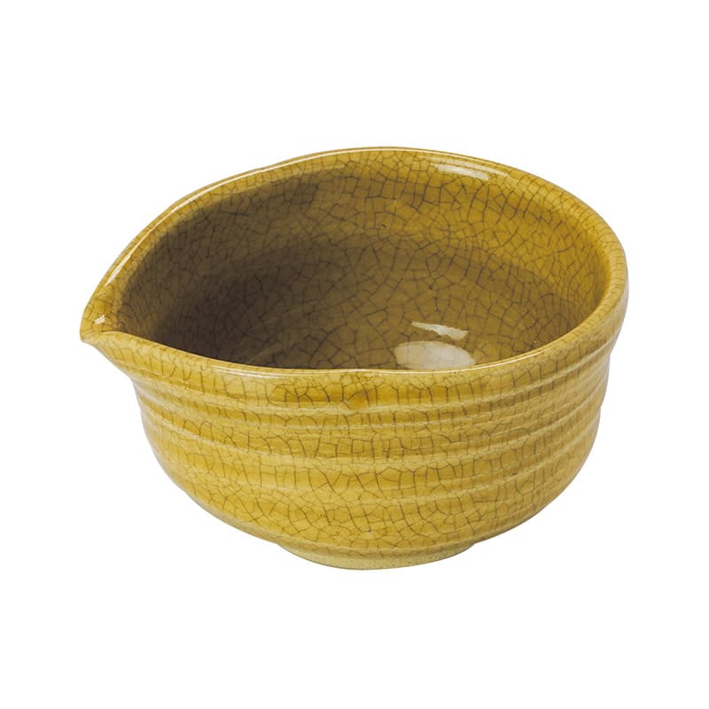 ヤマコー 赤津焼 片口 黄瀬戸 09024 1個/箱（ご注文単位1箱）【直送品】