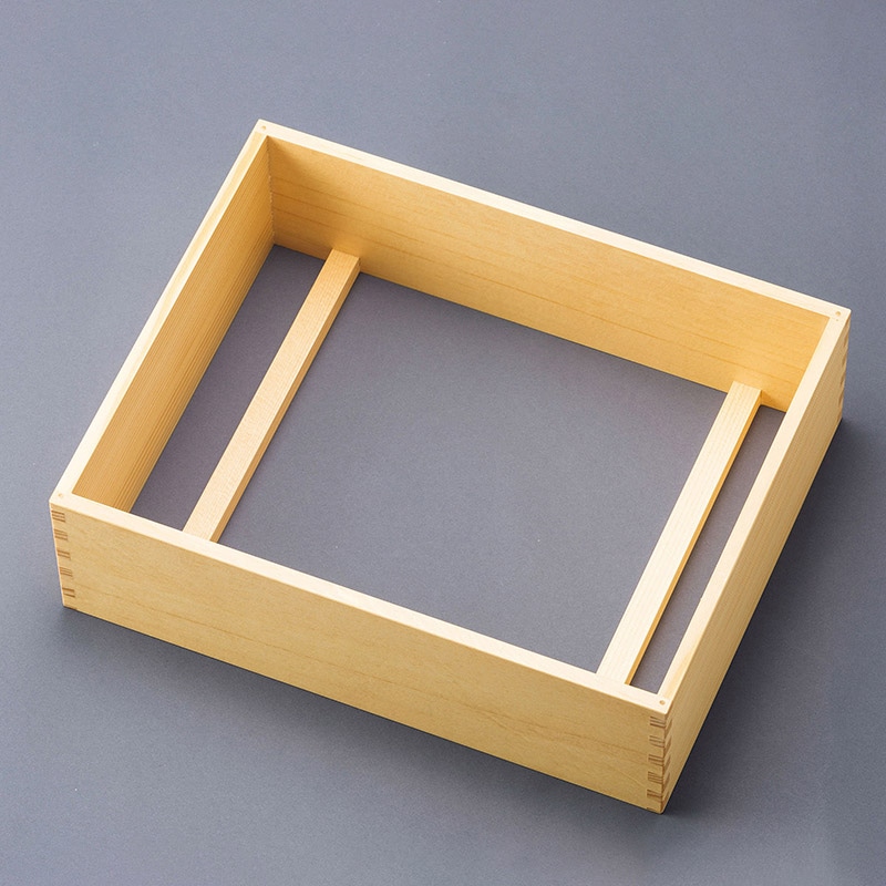 ヤマコー ネタ箱・かぶせ蓋　小 目皿　ステンレスバット付 10343 1個（ご注文単位1個）【直送品】