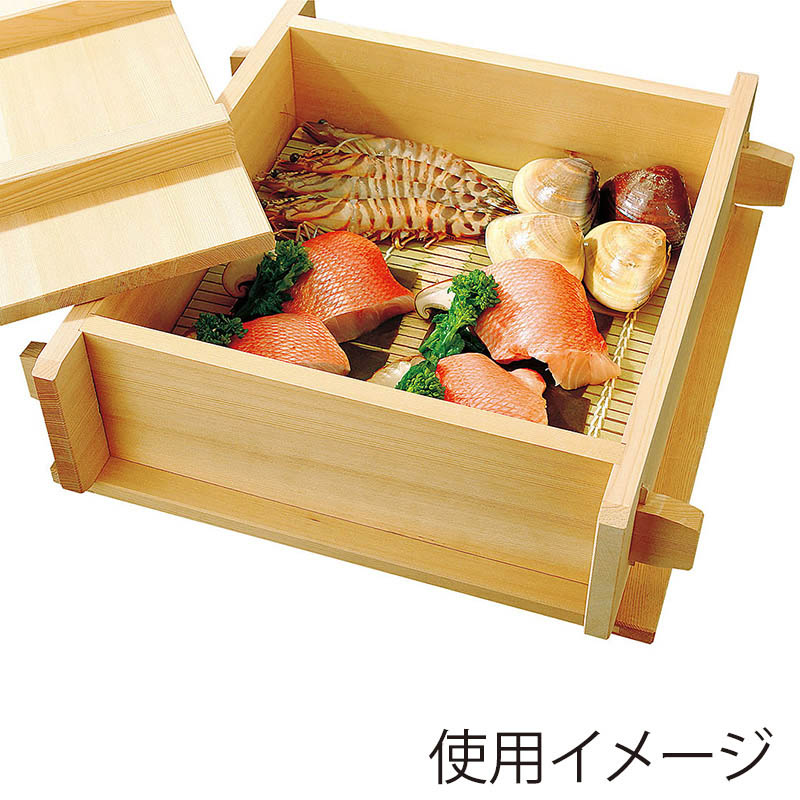 ヤマコー 椹 角せいろ用 竹スダレ 4升用 11127 1個(ご注文単位1個)【直送品】