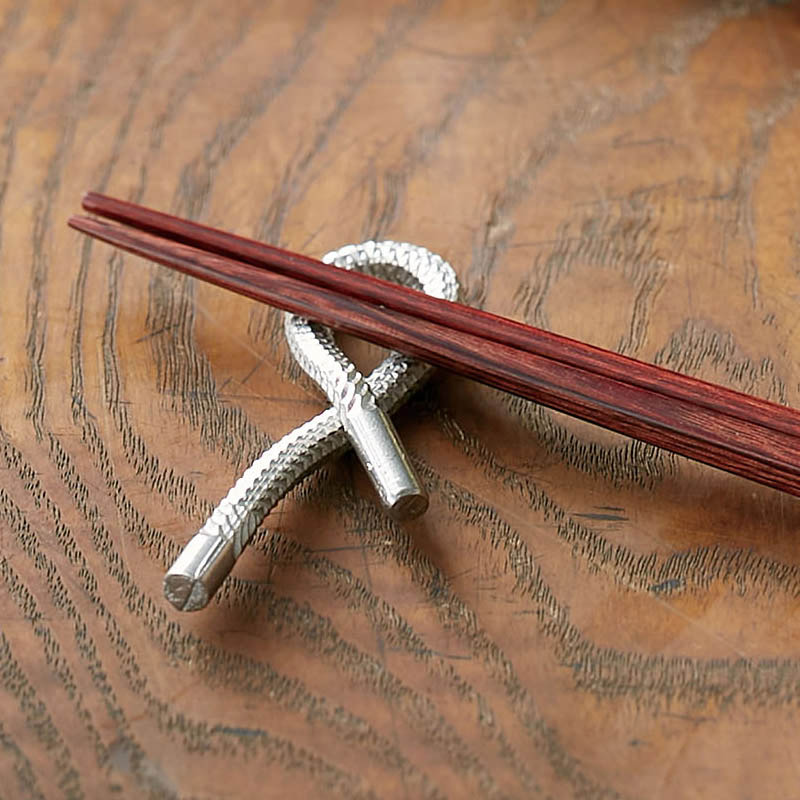 ヤマコー 錫・自在箸置 2本セット 12018 1セット(ご注文単位1セット)【直送品】