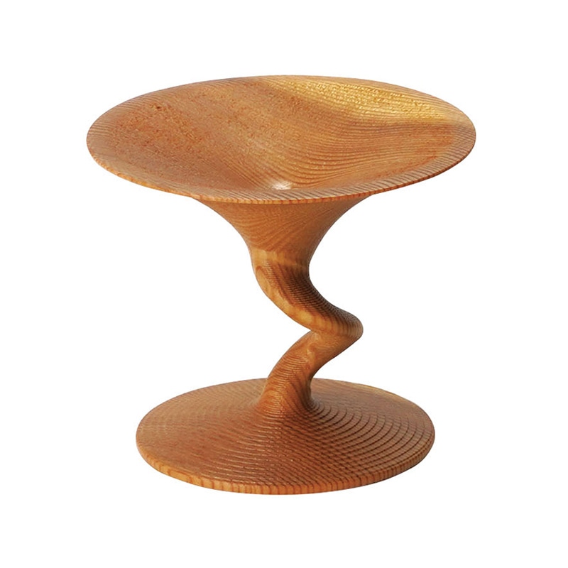 ヤマコー すぎ　くねくねグラス 浅型大 12132 1個（ご注文単位1個）【直送品】