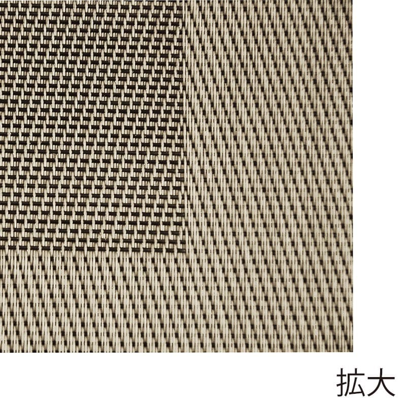 ヤマコー 洗える樹脂マット＜フレーム柄＞グリーン  14265 1枚（ご注文単位1枚）【直送品】