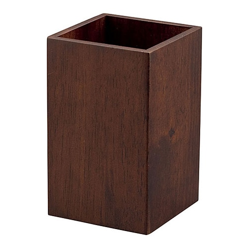 ヤマコー SC 木製カトラリースタンド ブラウン 15188 1個(ご注文単位1個)【直送品】