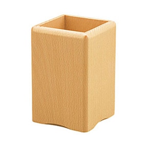 ヤマコー 角丸箸立　ナチュラル  15228 1個（ご注文単位1個）【直送品】