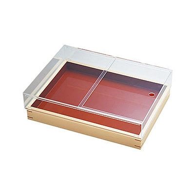 ヤマコー アクリル箱型フードカバー　中  15331 1個（ご注文単位1個）【直送品】