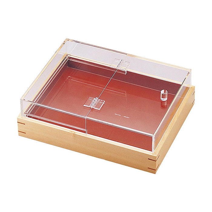 ヤマコー アクリル箱型フードカバー　小  15332 1個（ご注文単位1個）【直送品】