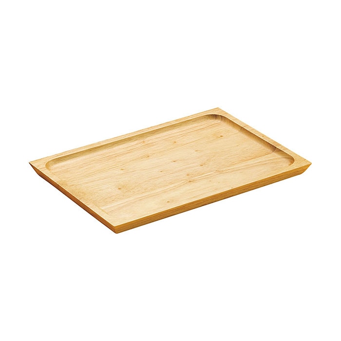 ヤマコー 木製カフェトレイ　ノーマル　ナチュラル  15373 1個（ご注文単位1個）【直送品】