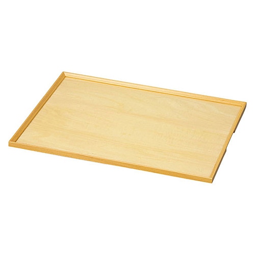 ヤマコー 白木長角トレイ　薄型　大  15422 1個（ご注文単位1個）【直送品】