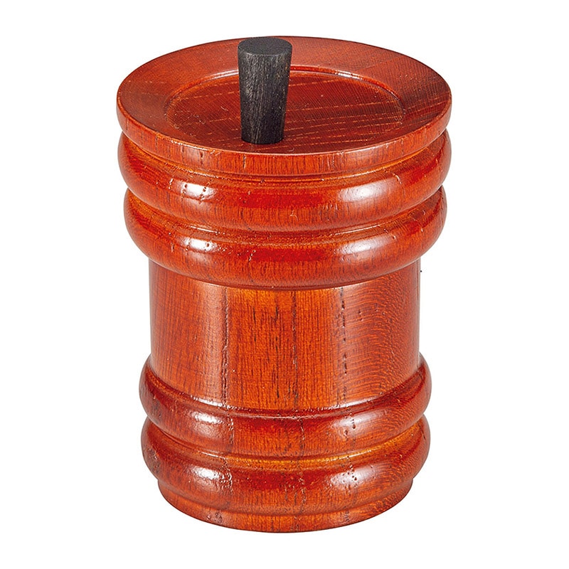 ヤマコー 樽型七味入 茶 小 15551 1個(ご注文単位1個)【直送品】