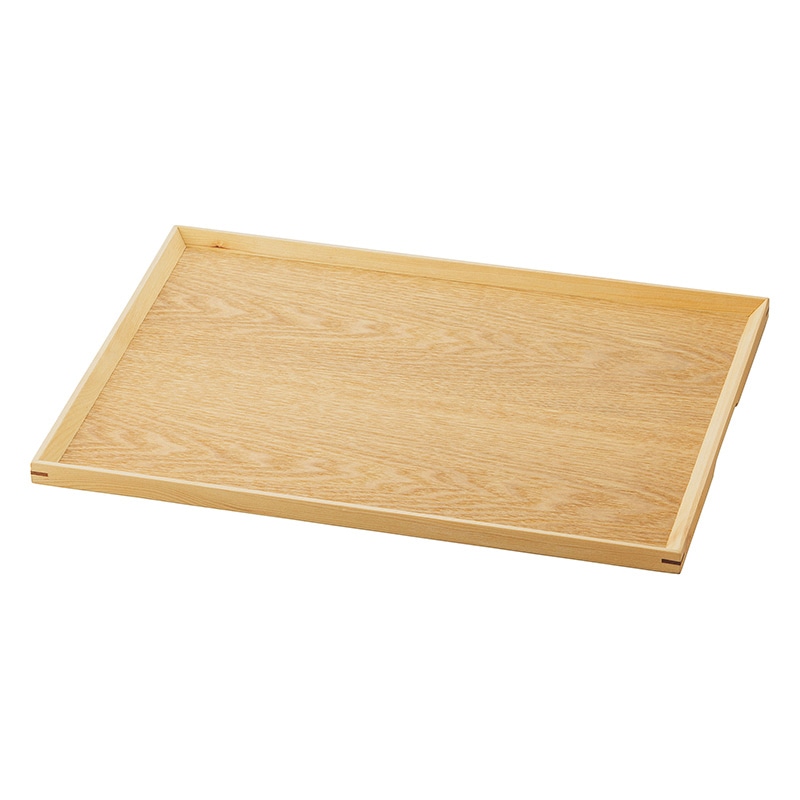 ヤマコー 木製ノンスリップマルチトレイ　クリアー　特大  15553 1個（ご注文単位1個）【直送品】