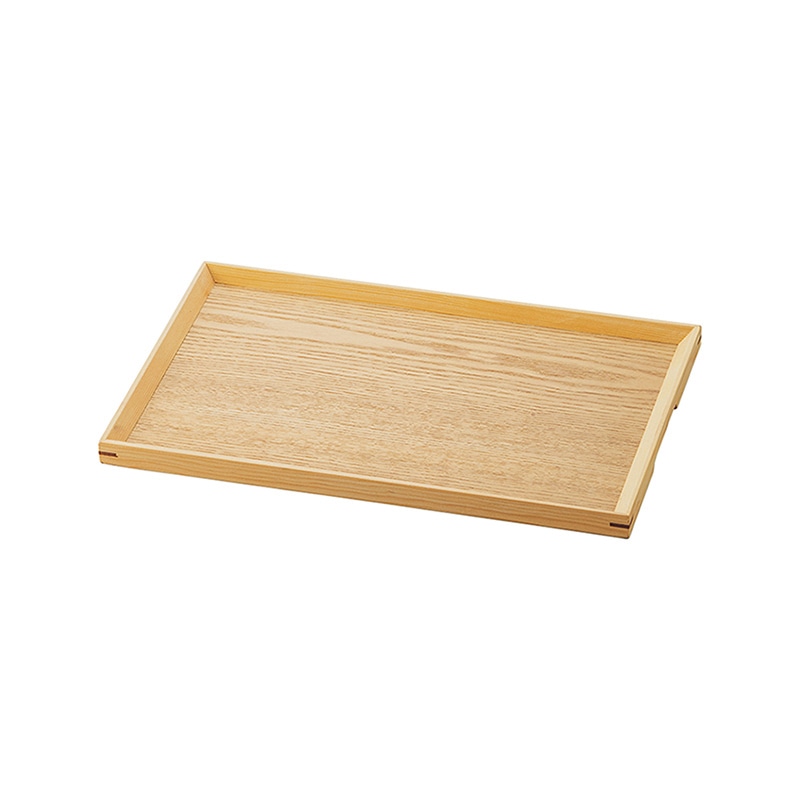 ヤマコー 木製ノンスリップマルチトレイ　クリアー　小  15556 1個（ご注文単位1個）【直送品】