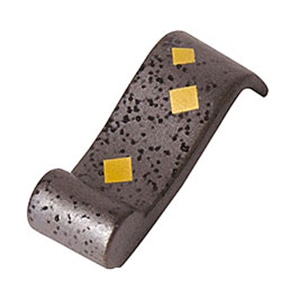 ヤマコー 陶器巻型箸置 砂地 15584 1個(ご注文単位1個)【直送品】