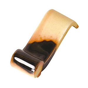 ヤマコー 陶器巻型箸置 織部 15586 1個(ご注文単位1個)【直送品】