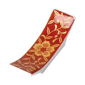 ヤマコー 陶器反型箸置 赤絵 15587 1個(ご注文単位1個)【直送品】