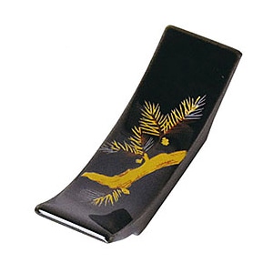 ヤマコー 陶器反型箸置 黒松 15589 1個(ご注文単位1個)【直送品】