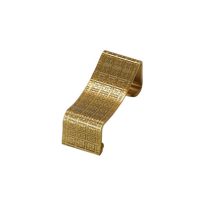 ヤマコー 真鍮・ベントカトラリーレスト 花柄1連 15617 1個（ご注文単位1個）【直送品】