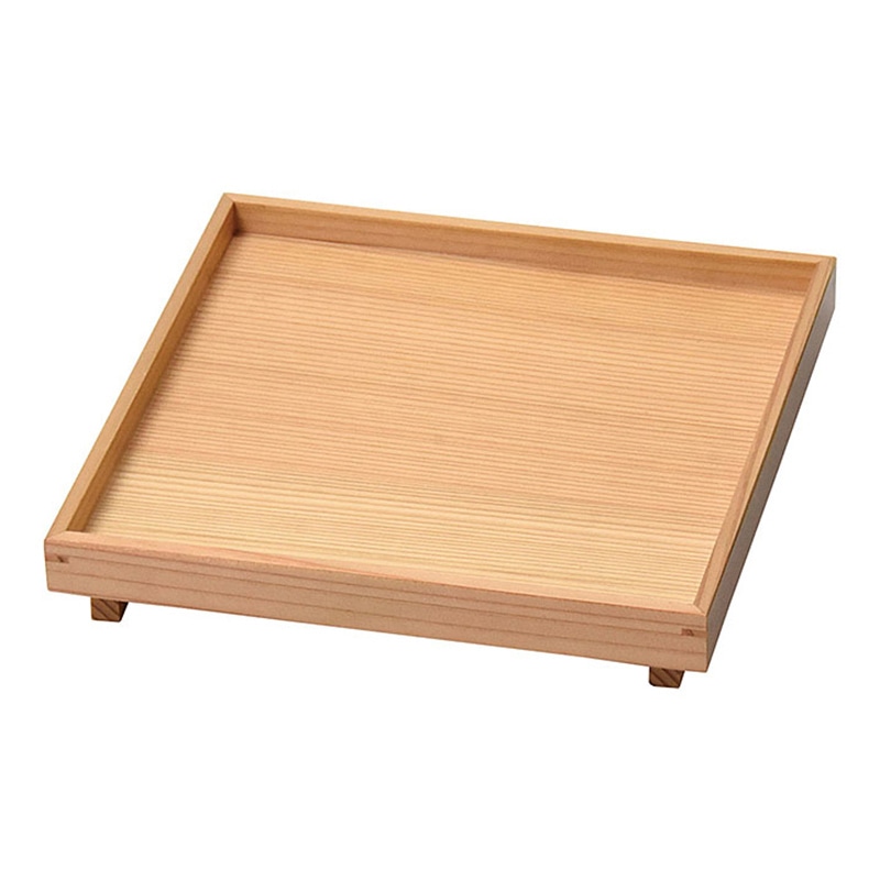 ヤマコー 木曽杉　茶盆　6寸  17283 1個（ご注文単位1個）【直送品】