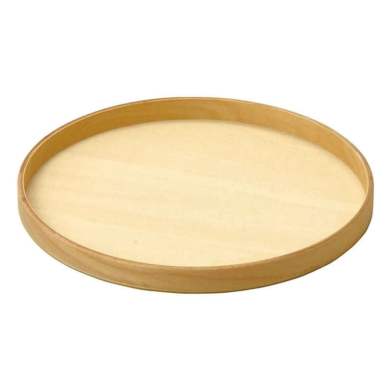 ヤマコー 白木丸盆　8寸  17285 1個（ご注文単位1個）【直送品】