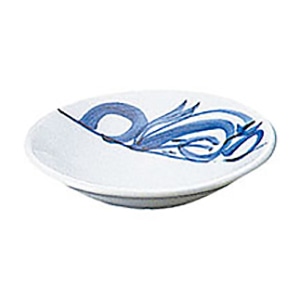 ヤマコー 古染渦 薬味皿 18154 1個(ご注文単位1個)【直送品】