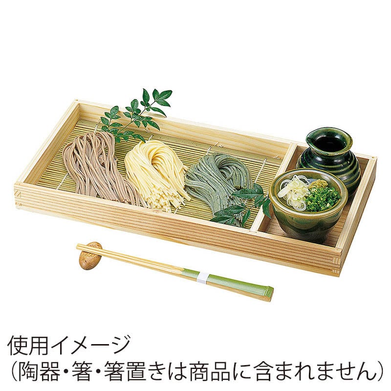 ヤマコー 杉 板そば 竹スダレ付 18181 1個(ご注文単位1個)【直送品】