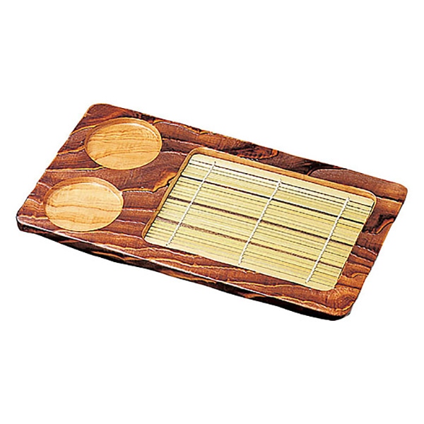 ヤマコー 焼杉薬味付もり N-83 竹ス付 19104 1個(ご注文単位1個)【直送品】