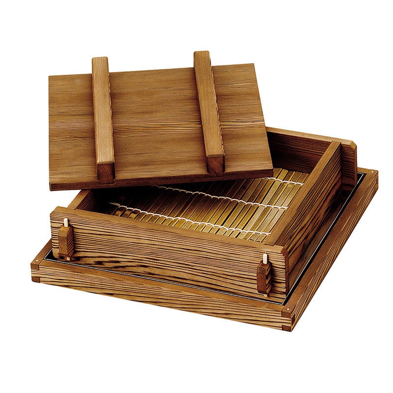 ヤマコー 焼杉　お座敷セイロ　9寸セット  20156 1セット（ご注文単位1セット）【直送品】