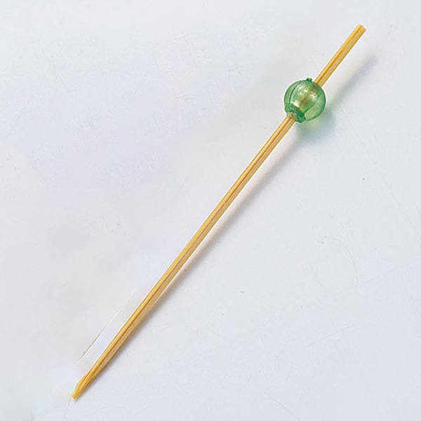 ヤマコー ビーズ串　7cm　緑　50本入  21098 1パック（ご注文単位1パック）【直送品】