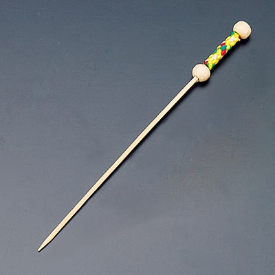 ヤマコー 京串12cm　黄　10本入  21125 1パック（ご注文単位1パック）【直送品】