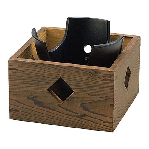 ヤマコー 焼杉コンロ木枠　小  21169 1個（ご注文単位1個）【直送品】