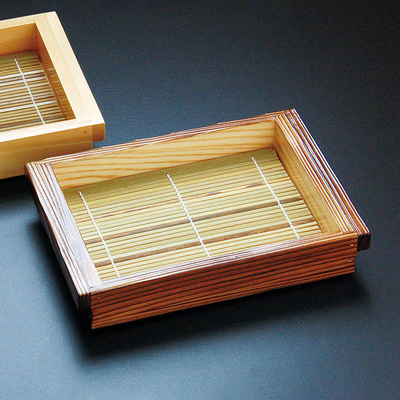 ヤマコー 焼杉板そば 長角 21534 1個(ご注文単位1個)【直送品】