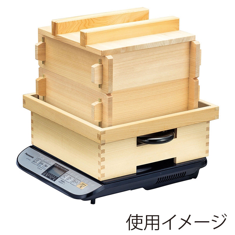 ヤマコー ステンレス外輪鍋 飾り木枠 小 21582 1個(ご注文単位1個)【直送品】