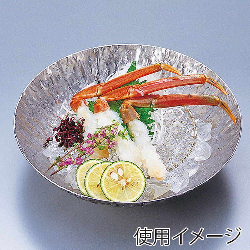 ヤマコー ステンレス手編み目皿　3.5寸  21606 1個（ご注文単位1個）【直送品】